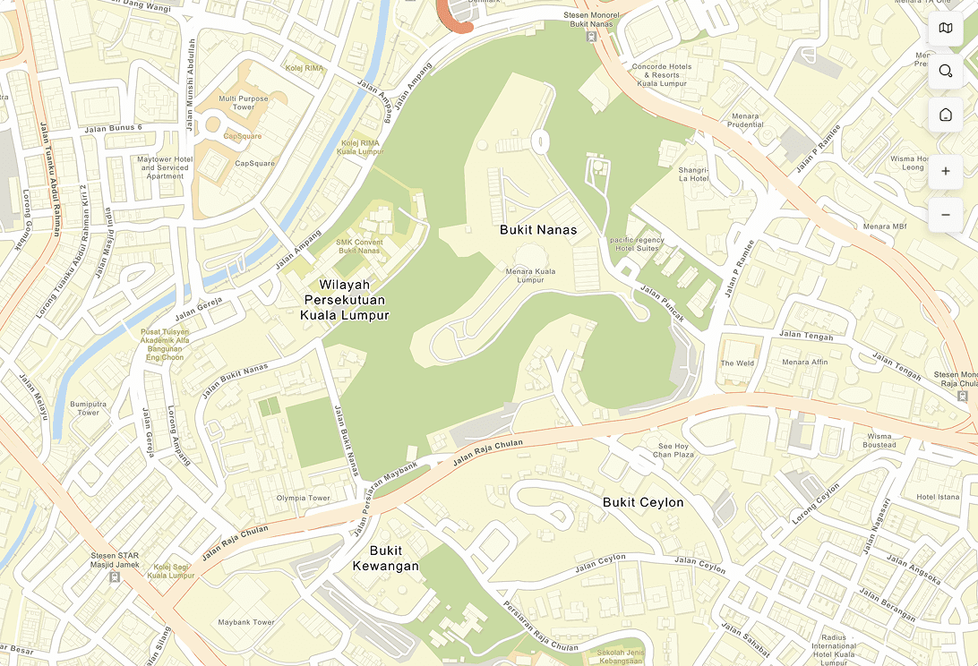 SETARA analytics map